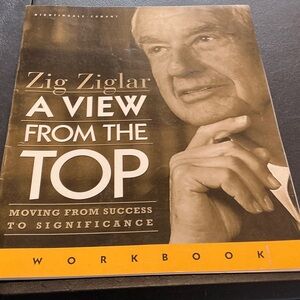 Zig Ziglar A View From The Top Workbook - Black and Yellow
No Box